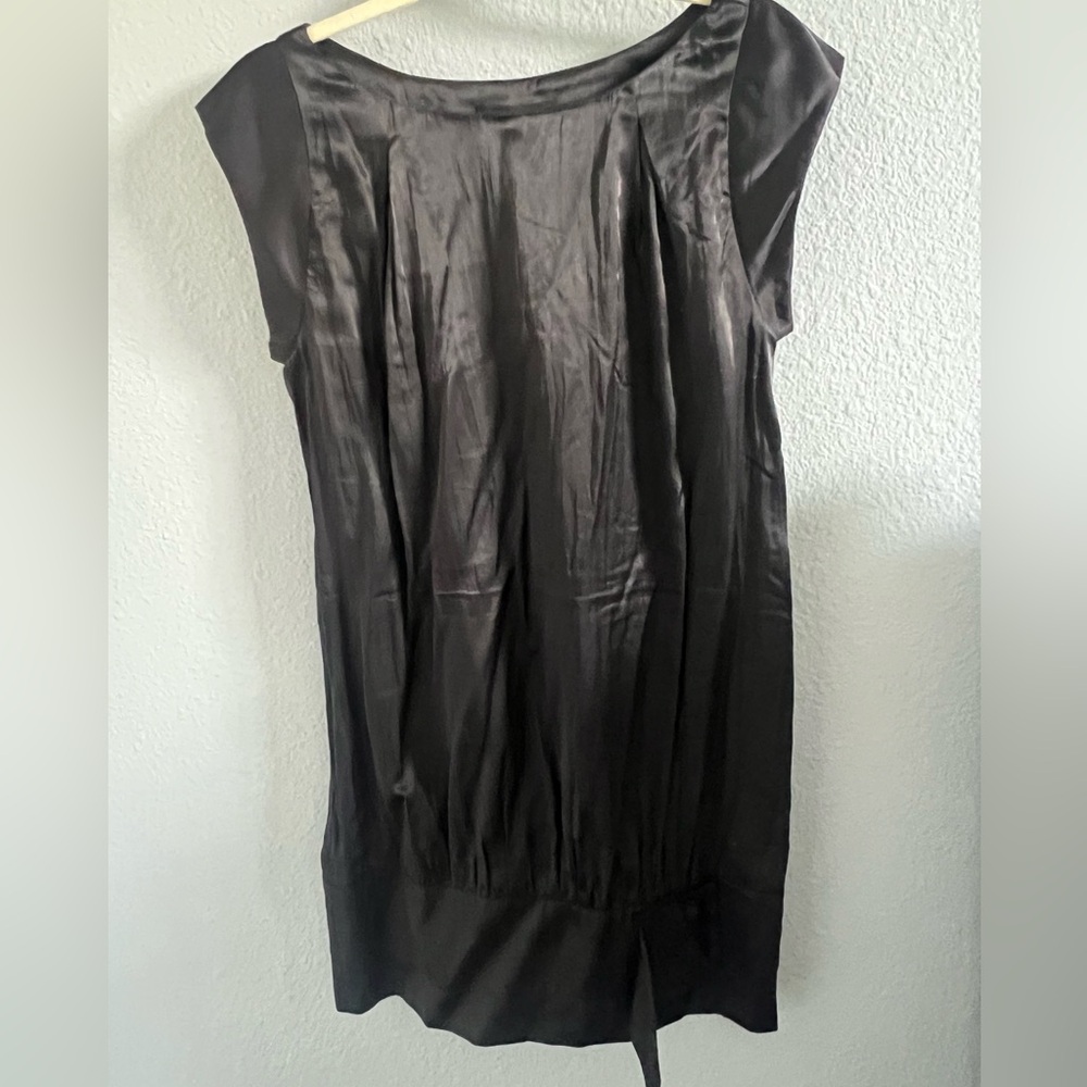 M black sleeveless mini dress mini dress